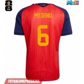 Lacne Muži Futbalové dres Španielsko Mikel Merino #6 MS 2026 Krátky Rukáv - Domáci